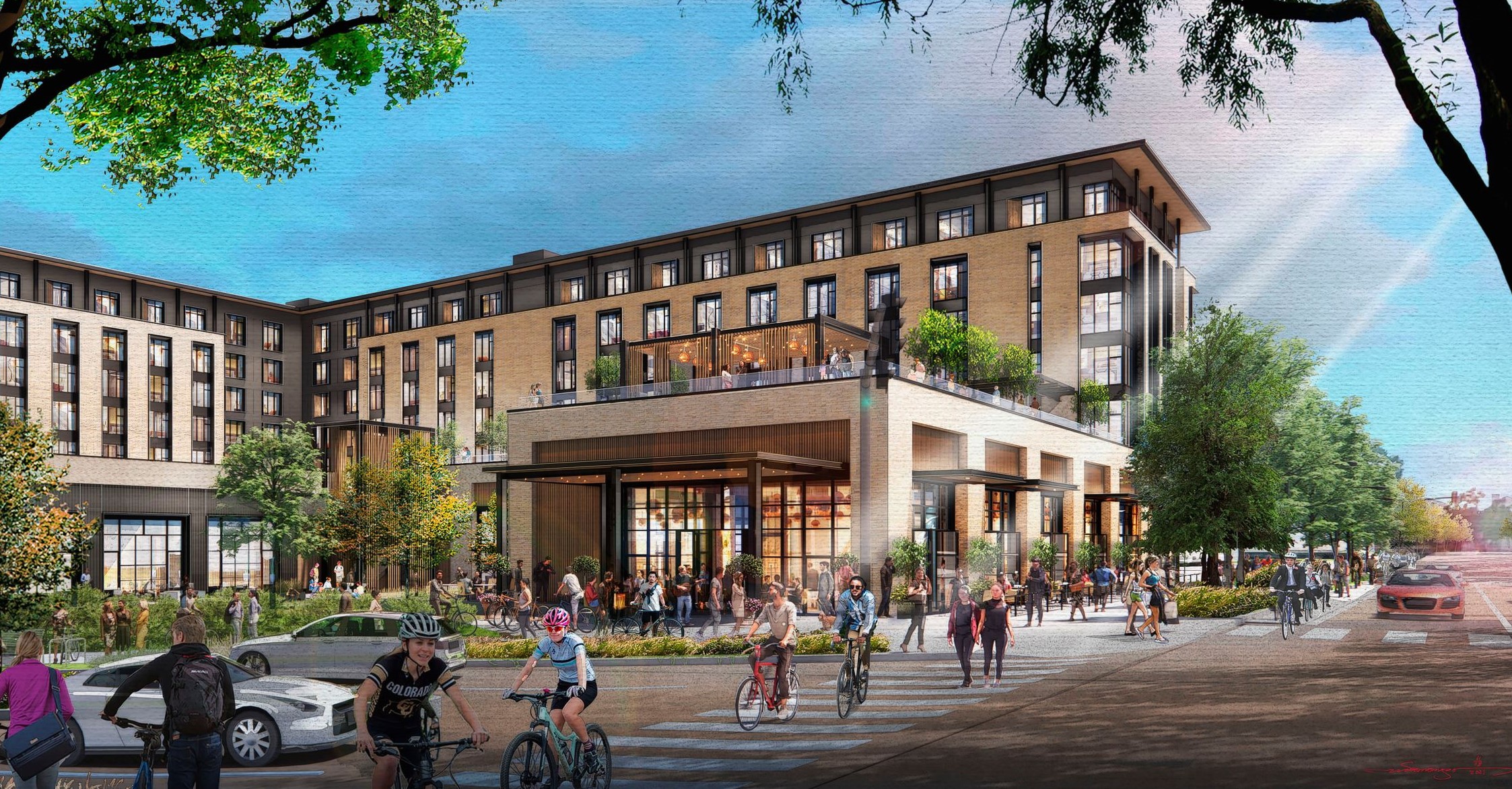 Limelight Boulder Exterior Rendering