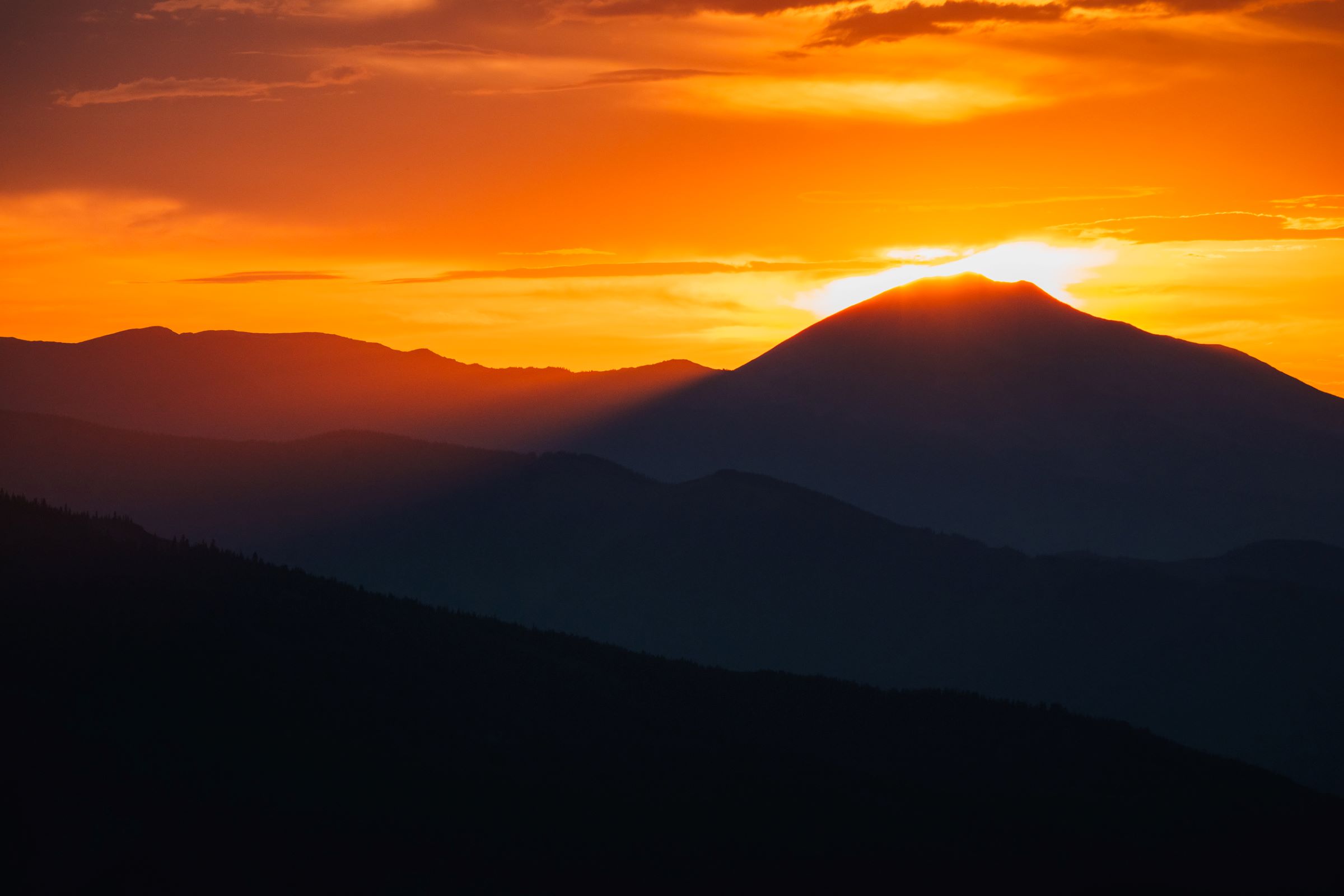 Sunset in the Roaring Fork Valley